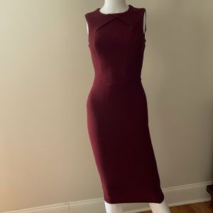 TED BAKER LONDON MIDI DRESS, size 0